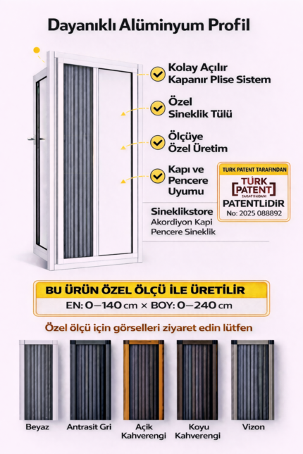 Pleated Accordion Fly Screen